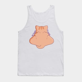 No Touchy I'm Angy Funny Orange Cat Tank Top